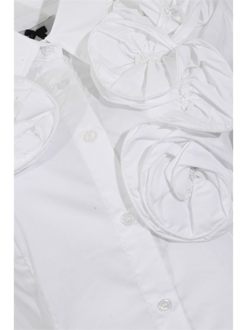 Camicia in popeline di cotone con rose Cocco NO SECRETS | 261NS118COCCO